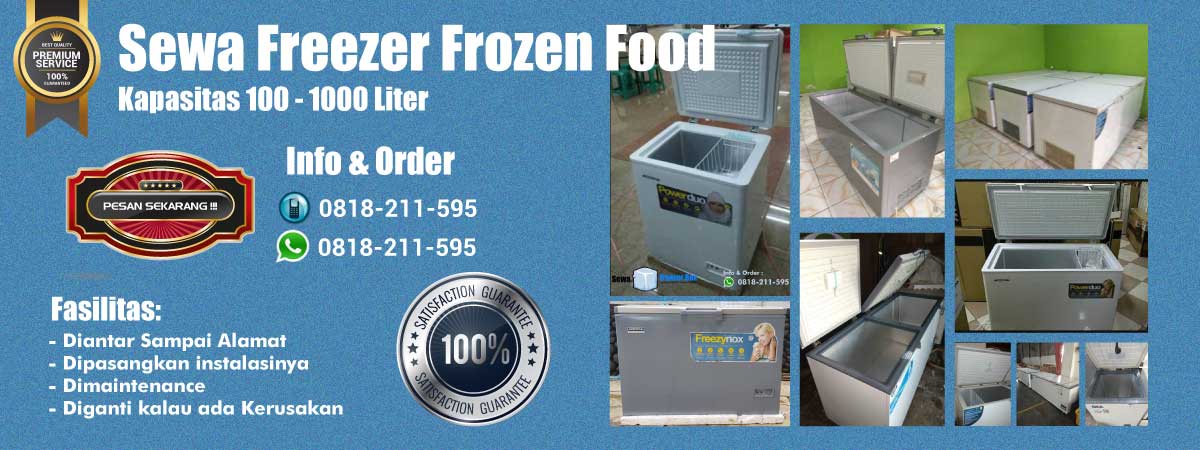 Sewa Freezer Frozen Food di Gedangan Sidoarjo