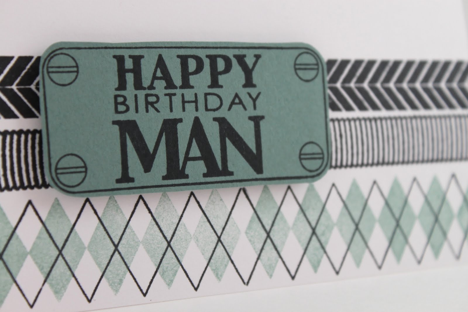 Winter Wonderland: Happy Birthday Man Card
