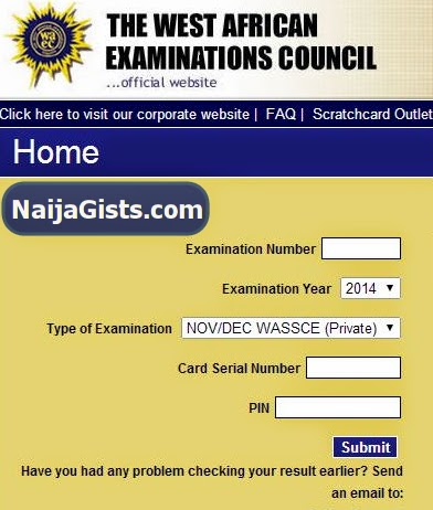 upgrade waec result