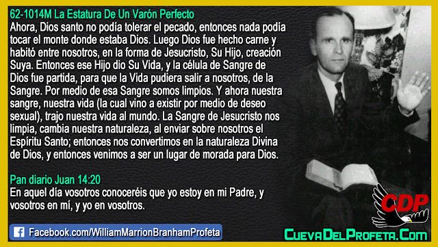 Venimos a ser un lugar de morada para Dios - Citas William Branham Mensajes