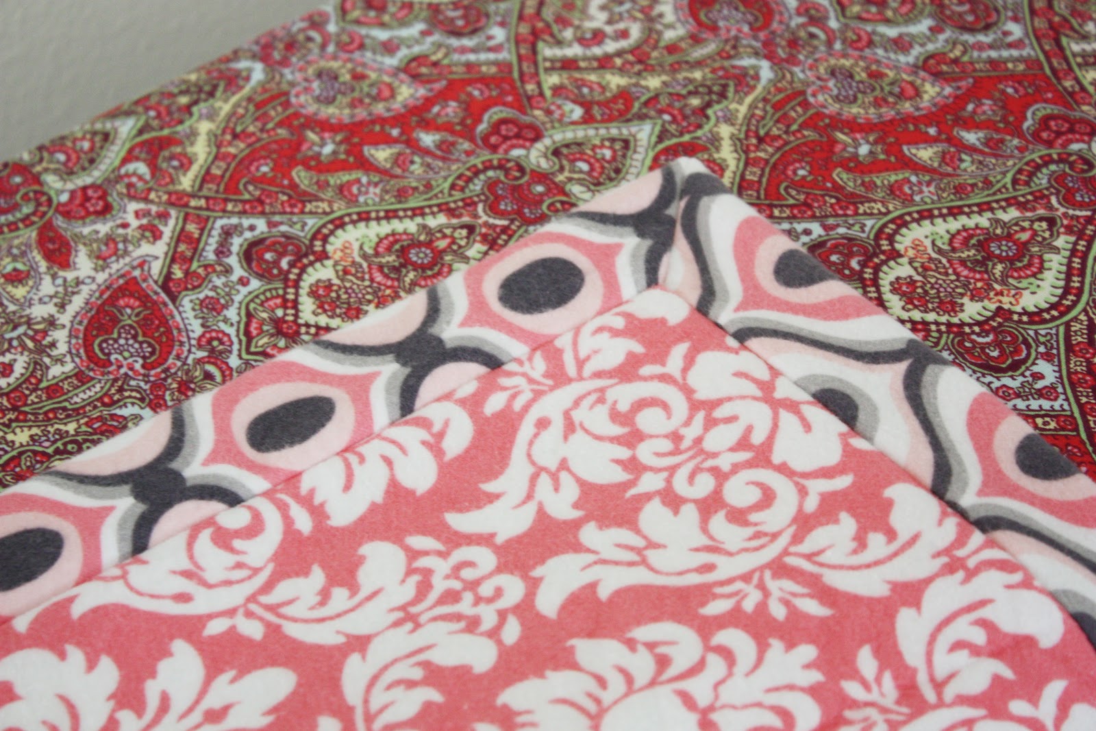 Self Binding Receiving Blanket Tutorial Sew Much Ado