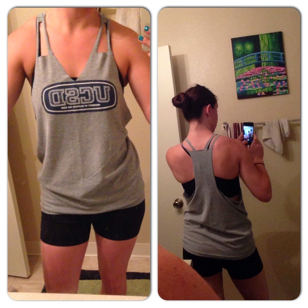 30 Minute How to make a workout tank for Women