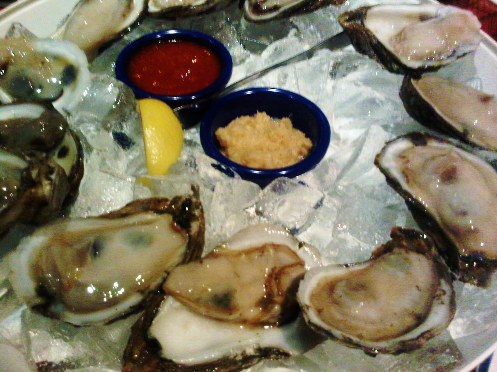 Plate, Places, and People Red Lobster Oysters on Ice!