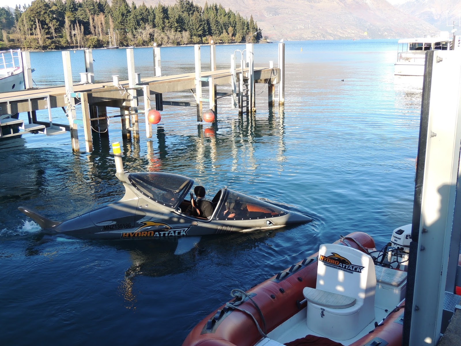 THE ROAD TAKEN Queenstown Art Rides The HydroAttack Shark THE ROAD TAKEN Queenstown Art Rides The HydroAttack Shark