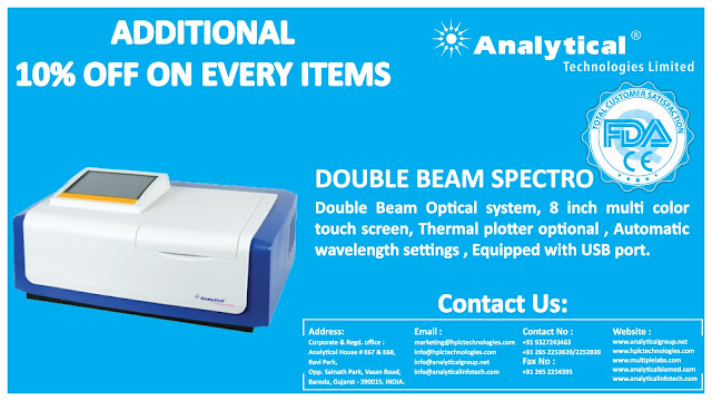  Double Beam Spectrophotometer