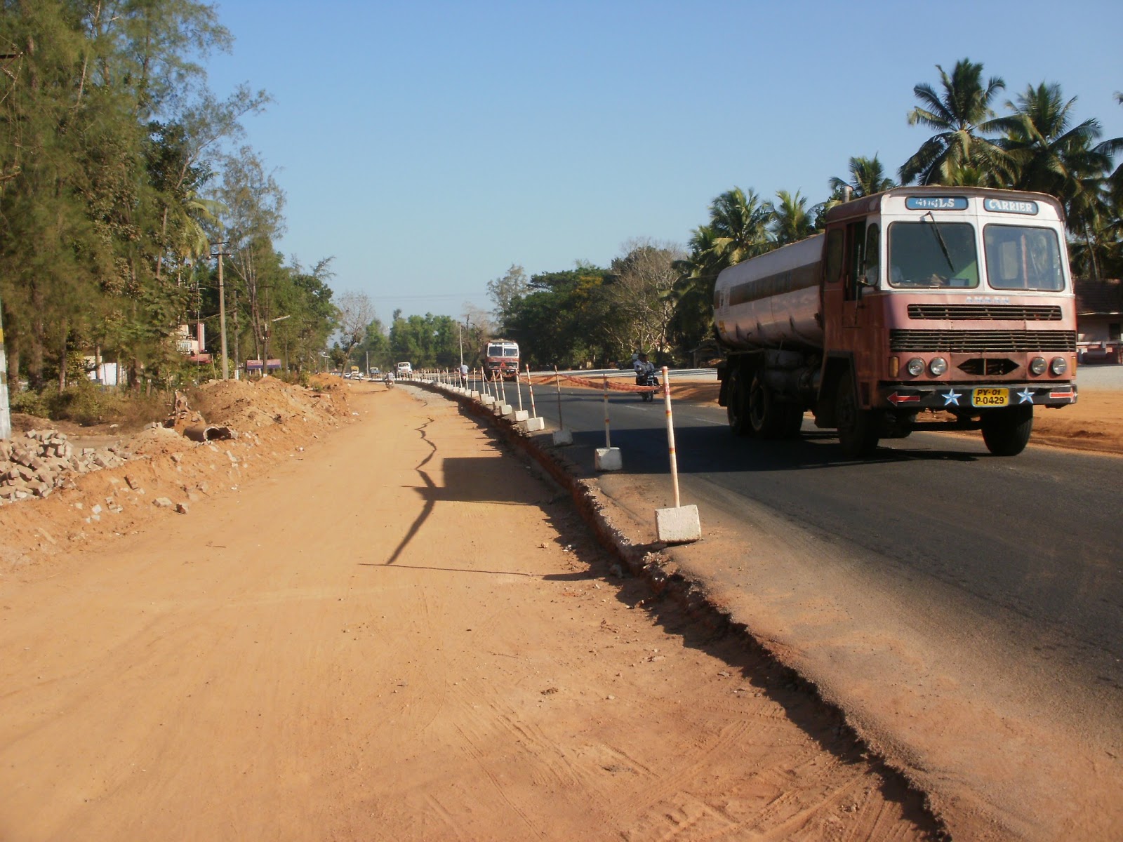 Trees cut for highway eNidhi India Travel Blog