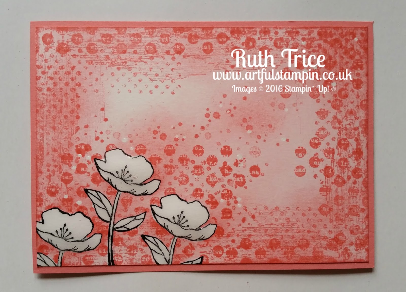Artful Stampin' Uk Independent Stampin' Up! demonstrator Ruth Trice