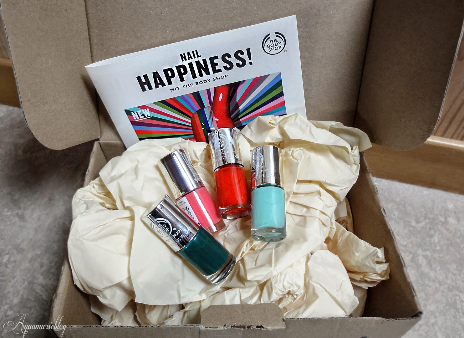 Aquamarie NEU The Body Shop Nail Happiness