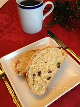 stollen, bread, enriched bread, holiday recipe