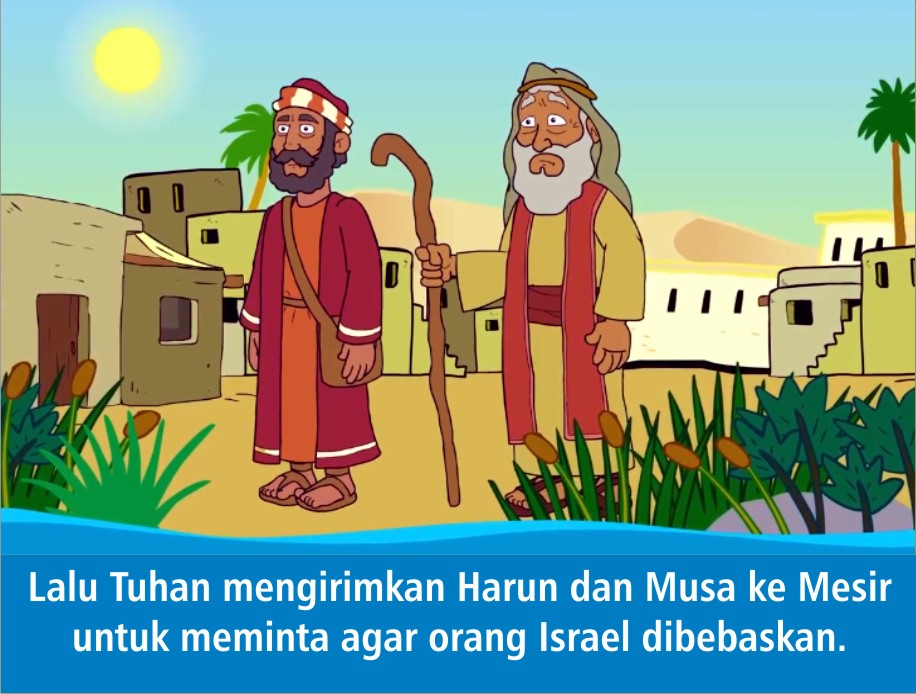 Komik Alkitab Anak: Tiang Awan dan Tiang Api