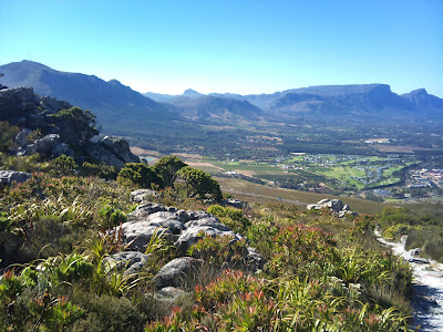 the back of table Mountain with devil speak