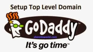 How to Setup Top Level Domain in Blogger with GoDaddy