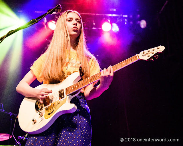 Ayla Tesler-Mabe of Calpurnia at The Phoenix Concert Theatre on October 20, 2018 Photo by John Ordean at One In Ten Words oneintenwords.com toronto indie alternative live music blog concert photography pictures photos