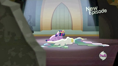 Twilight weeps over the fallen Celestia