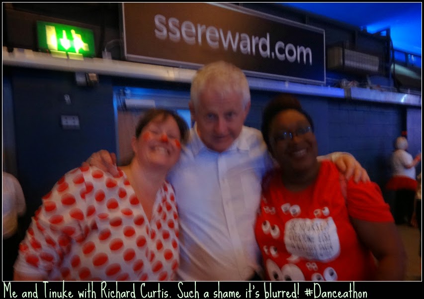 Us with Richard Curtis founder of Comic Relief