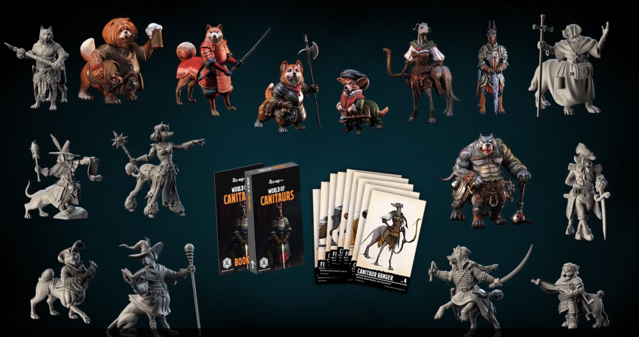 Wargame News and Terrain Punga Miniatures Canitaurs & Felitaurs