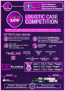 Lomba Bidang Produksi Logistic Case Competition Nasional 2019 Mahasiswa lomba