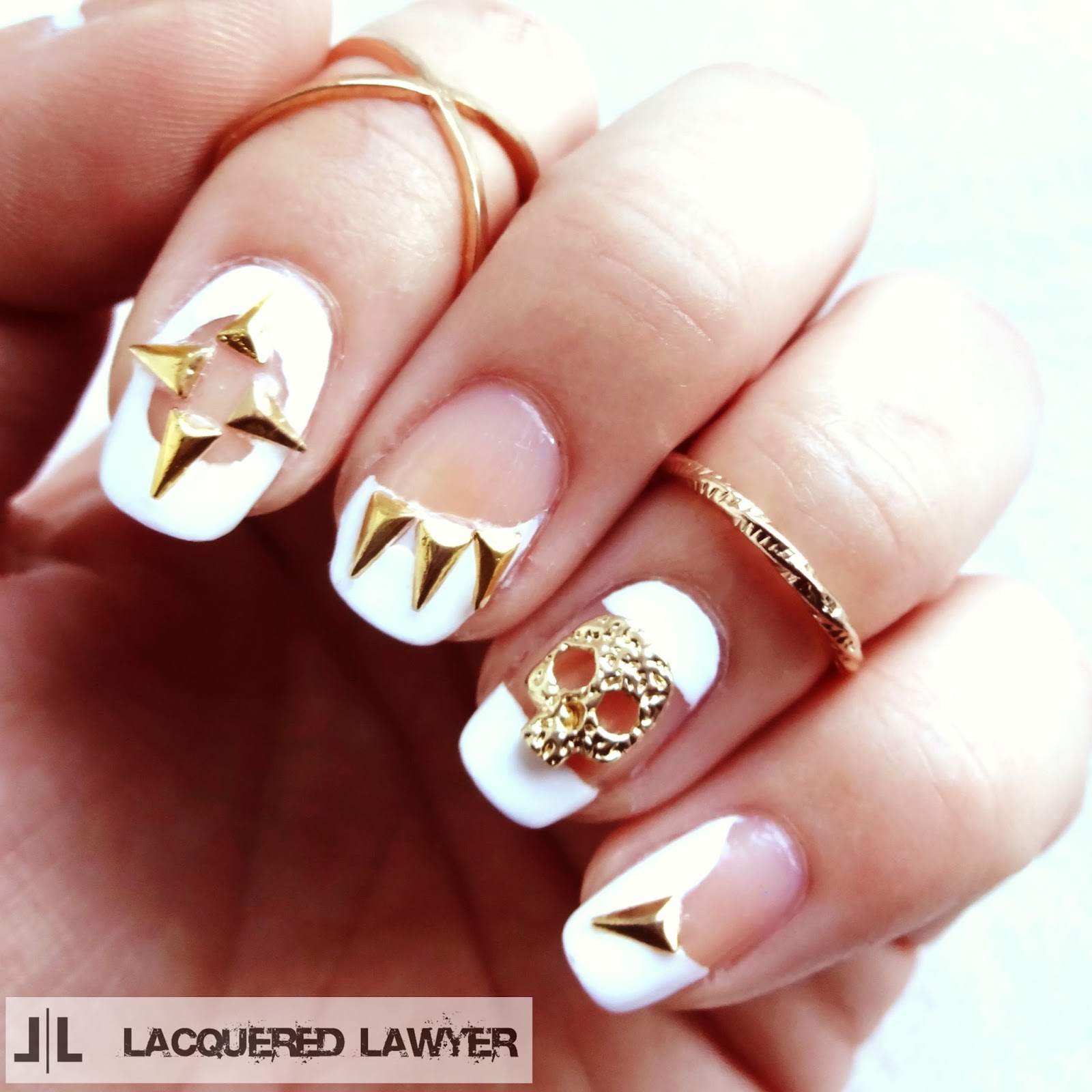 Skulls and Spikes Nails