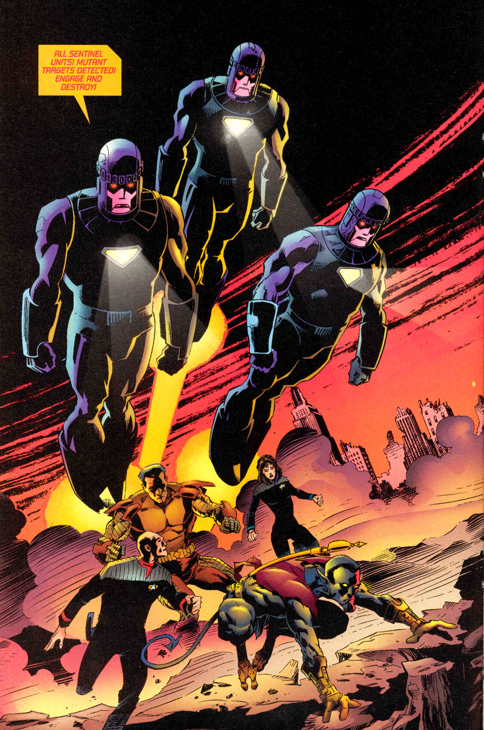 Read online Star Trek: The Next Generation/X-Men: Second Contact comic -  Issue # Full - 29