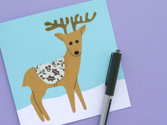 How To: Reindeer Christmas Card Tutorial