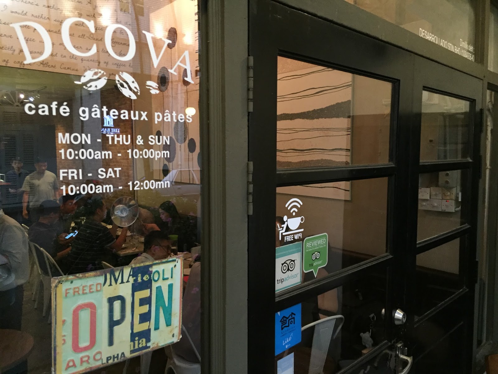 Pastas, coffee, desserts in Look no further than DCOVA Cafe