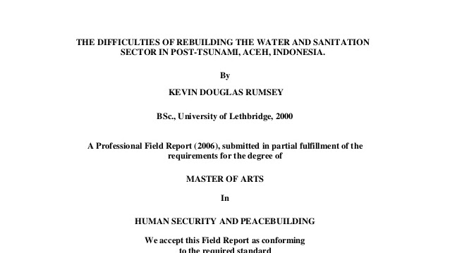 No thesis for masters degree