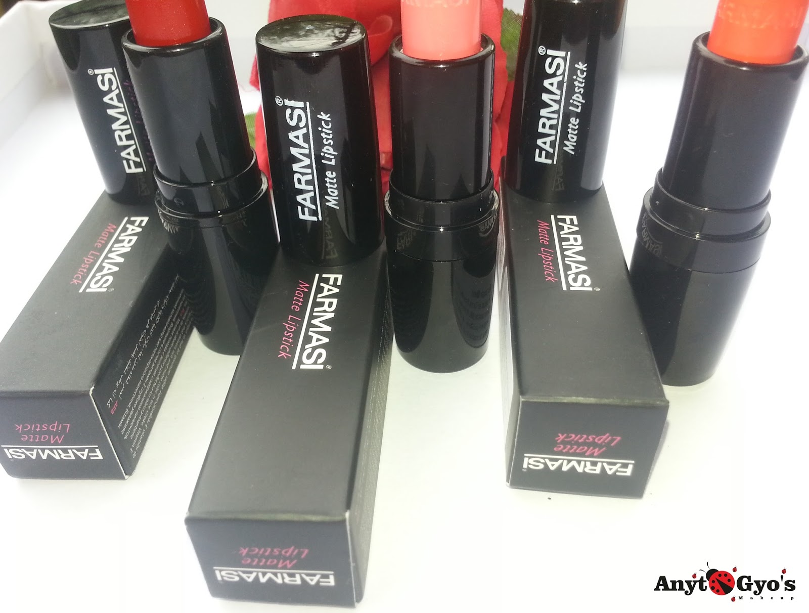 REVIEW Farmasi Matte Lipstick / AnytaGyo's Makeup