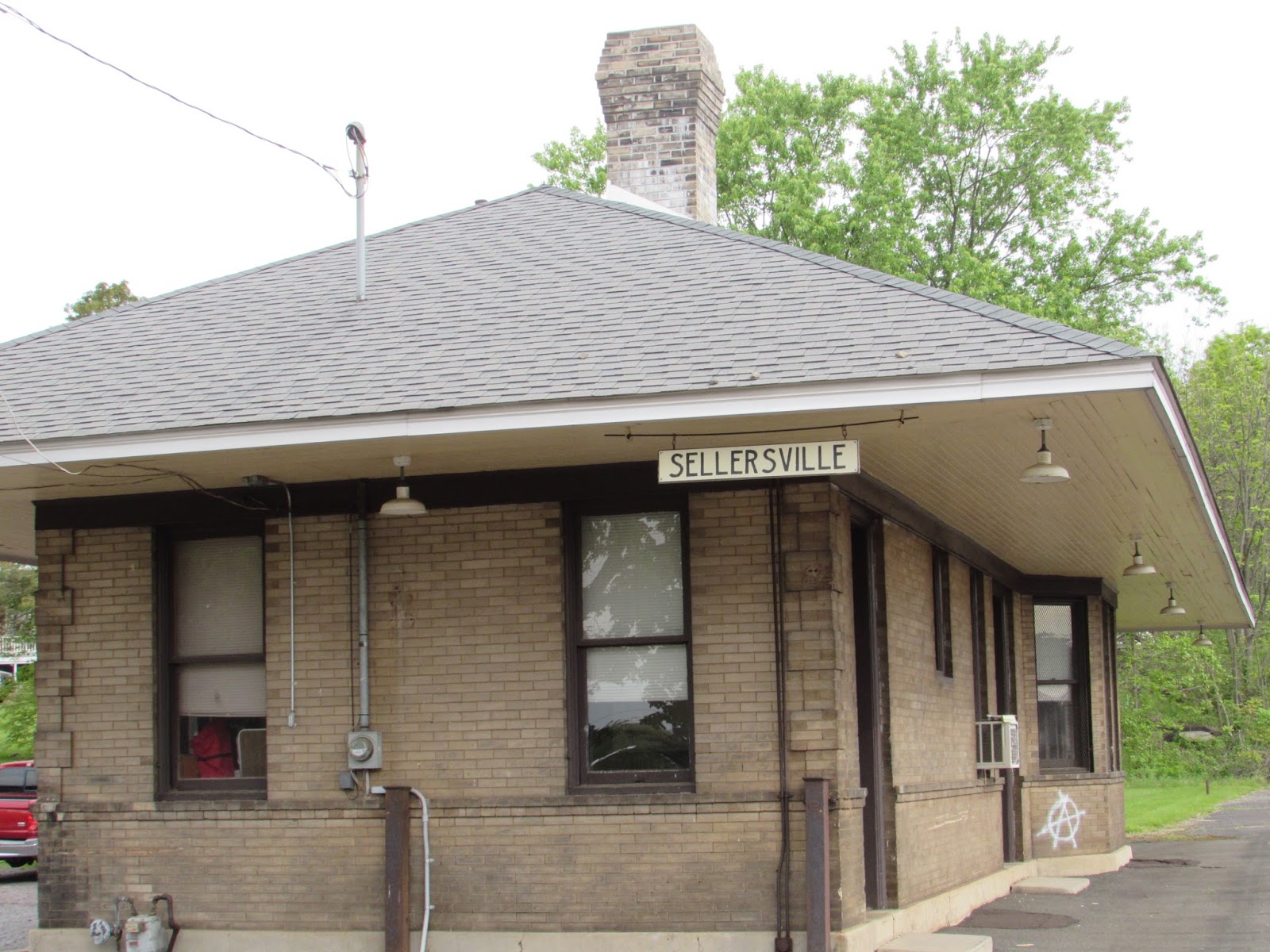 Perkasie and Sellersville, Bucks County Train Station, Covered Bridge