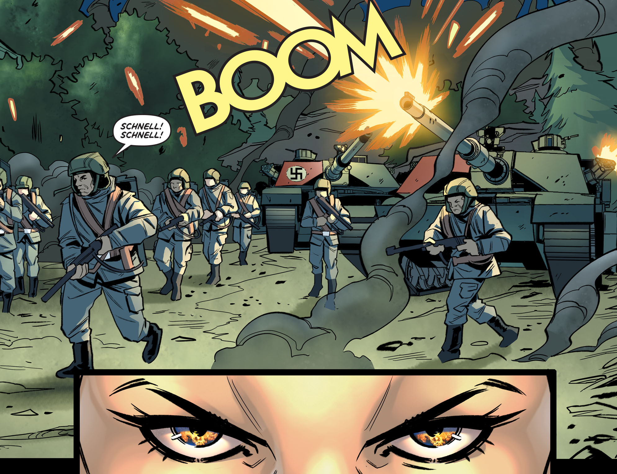 Read online DC Comics: Bombshells comic -  Issue #9 - 14
