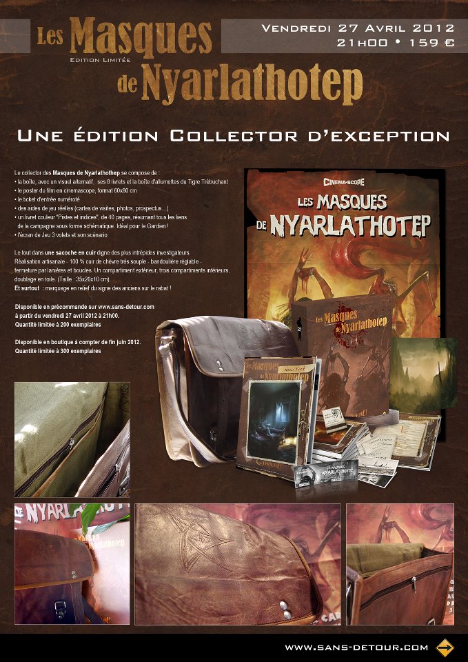 La Geekitude des Choses Les Masques de Nyarlathotep, tout sur l