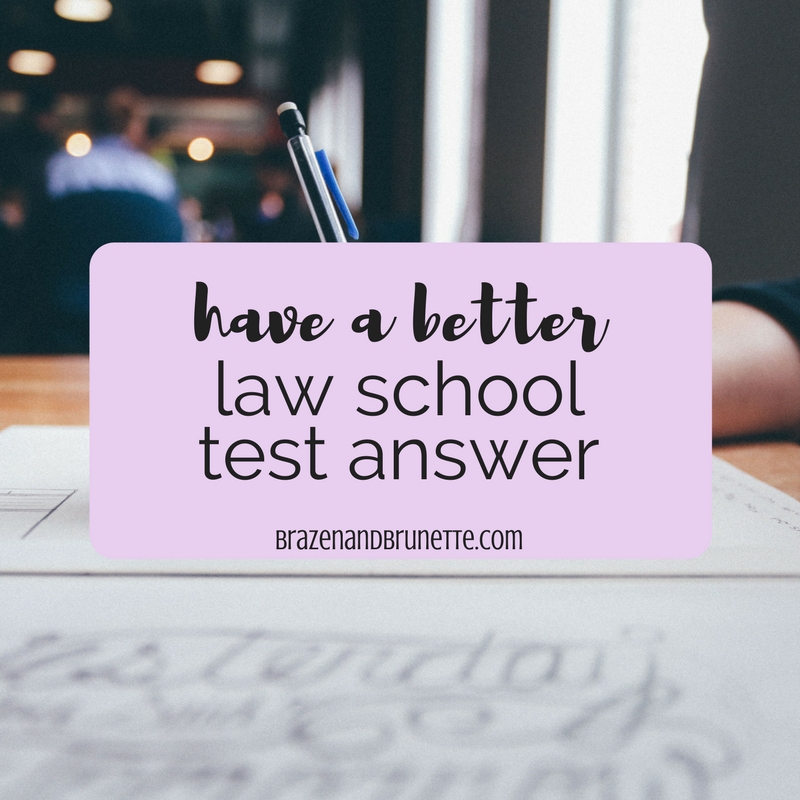 How to Study for Law School Finals with Practice Essays Brazen and
