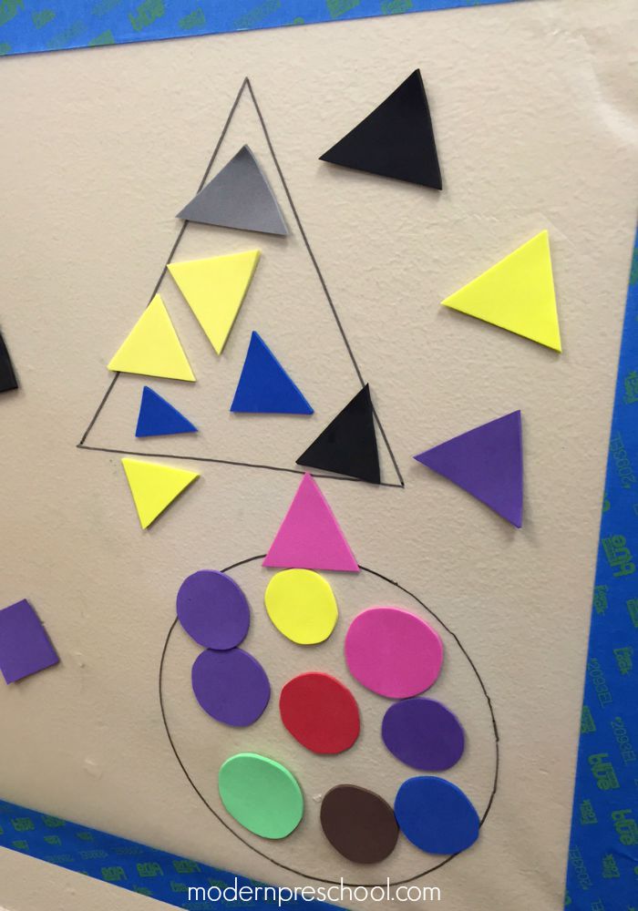 Preschool Art Activity with Paper Shapes » Preschool Toolkit