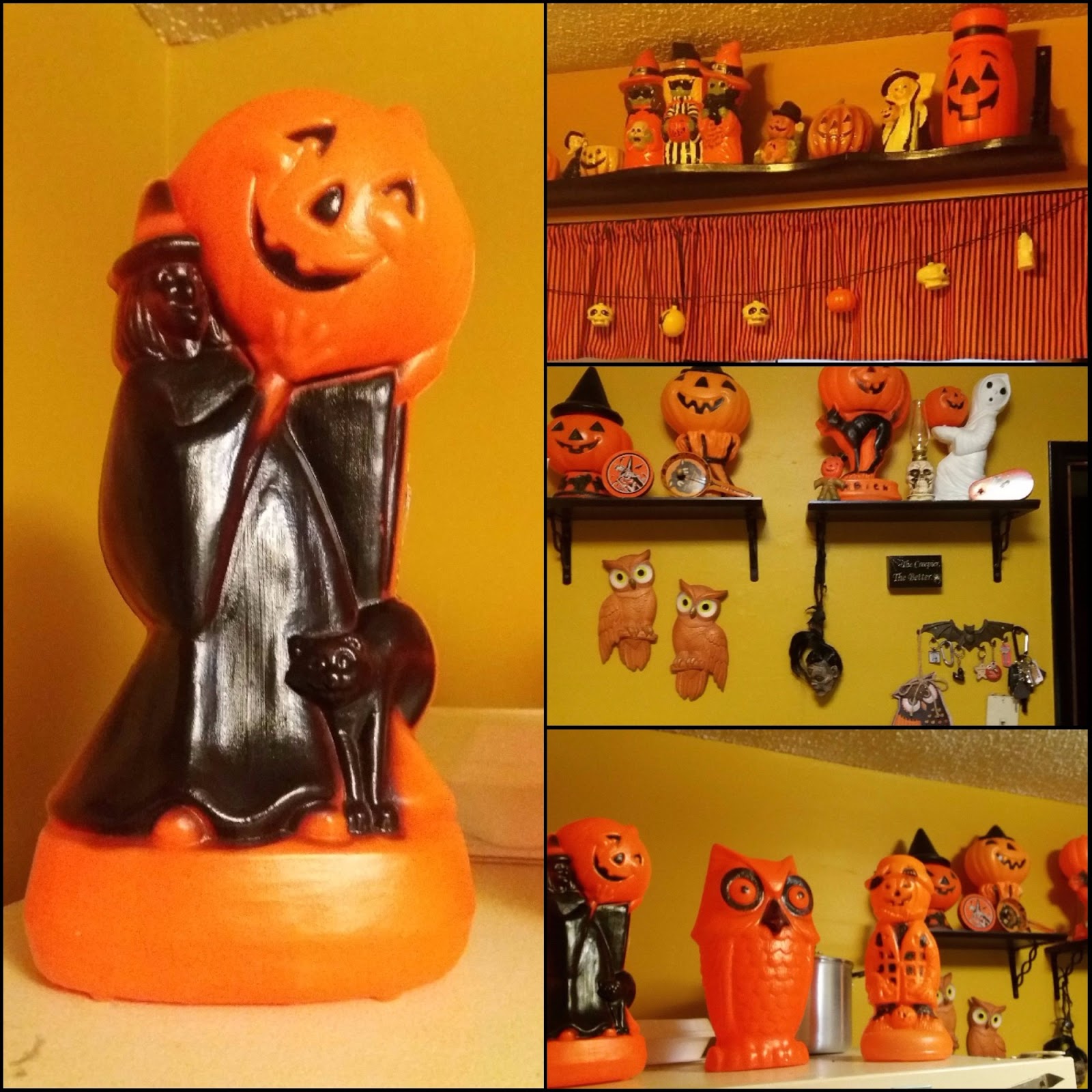 Coffin Kitsch Happy Octoberween Vintage Halloween Collectibles