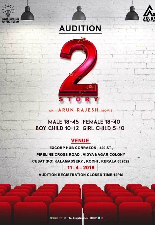 OPEN AUDITION CALL FOR MOVIE "2 (TWO)"