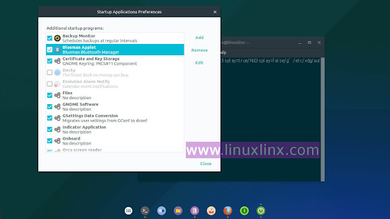 edit additional start up program on ubuntu or linux mint 
