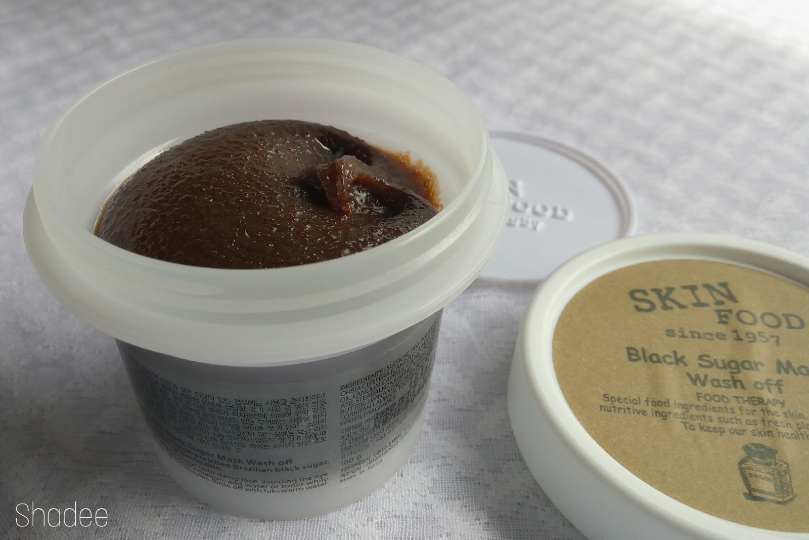 Skinfood Black Sugar Mask Wash Off Shad Beauty & Lifestyle Blogger