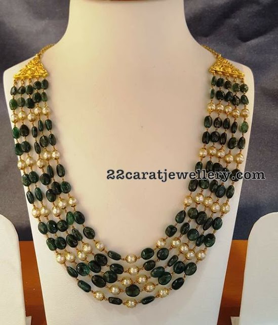 Multi Layer Beads Jewelry by Sri Mahalaxmi Jewellers - Jewellery Designs