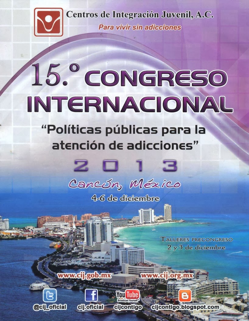 Congreso Internacional sobre "Políticas Públicas para la atención de adicciones"