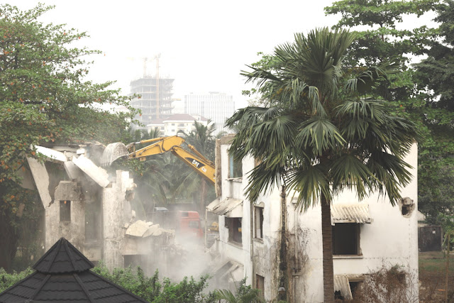 demolition in progress demolition in progress