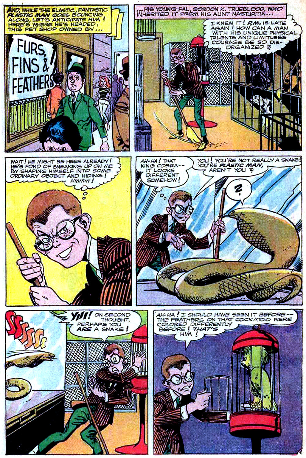 Read online Plastic Man (1966) comic -  Issue #1 - 5