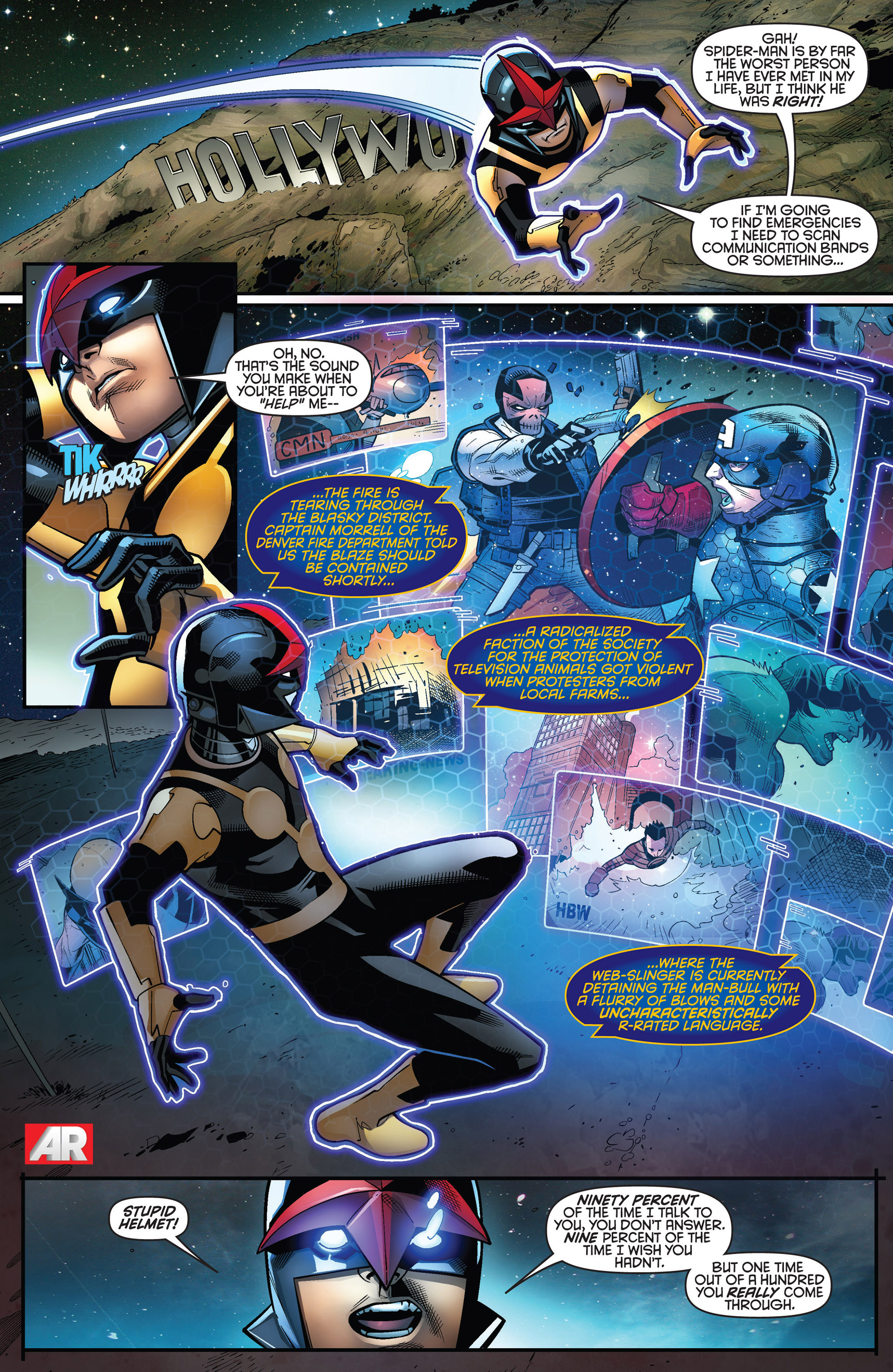 Read online Nova (2013) comic -  Issue #7 - 17