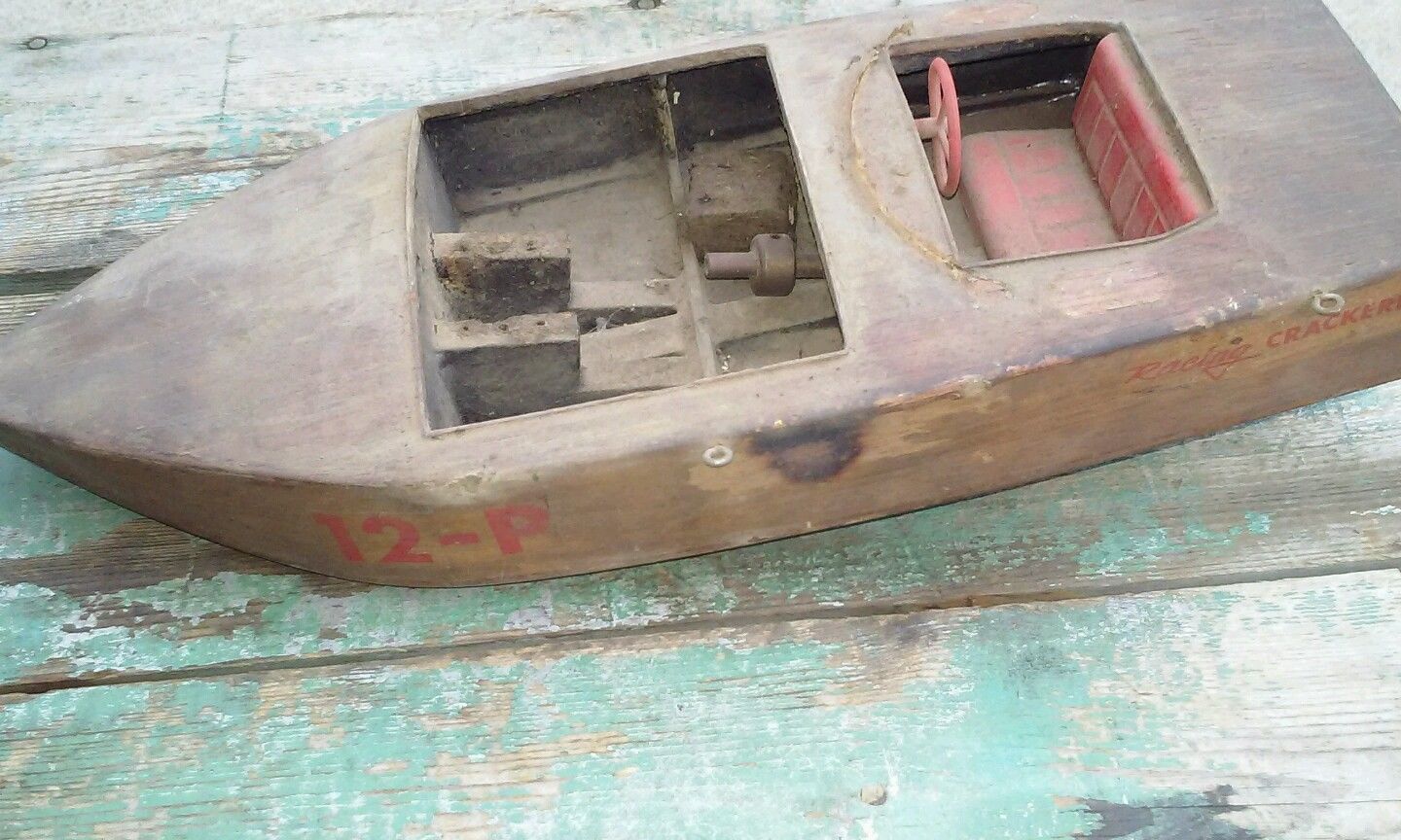 Crackerbox Racing Boats: Wood Crackerbox boat model
