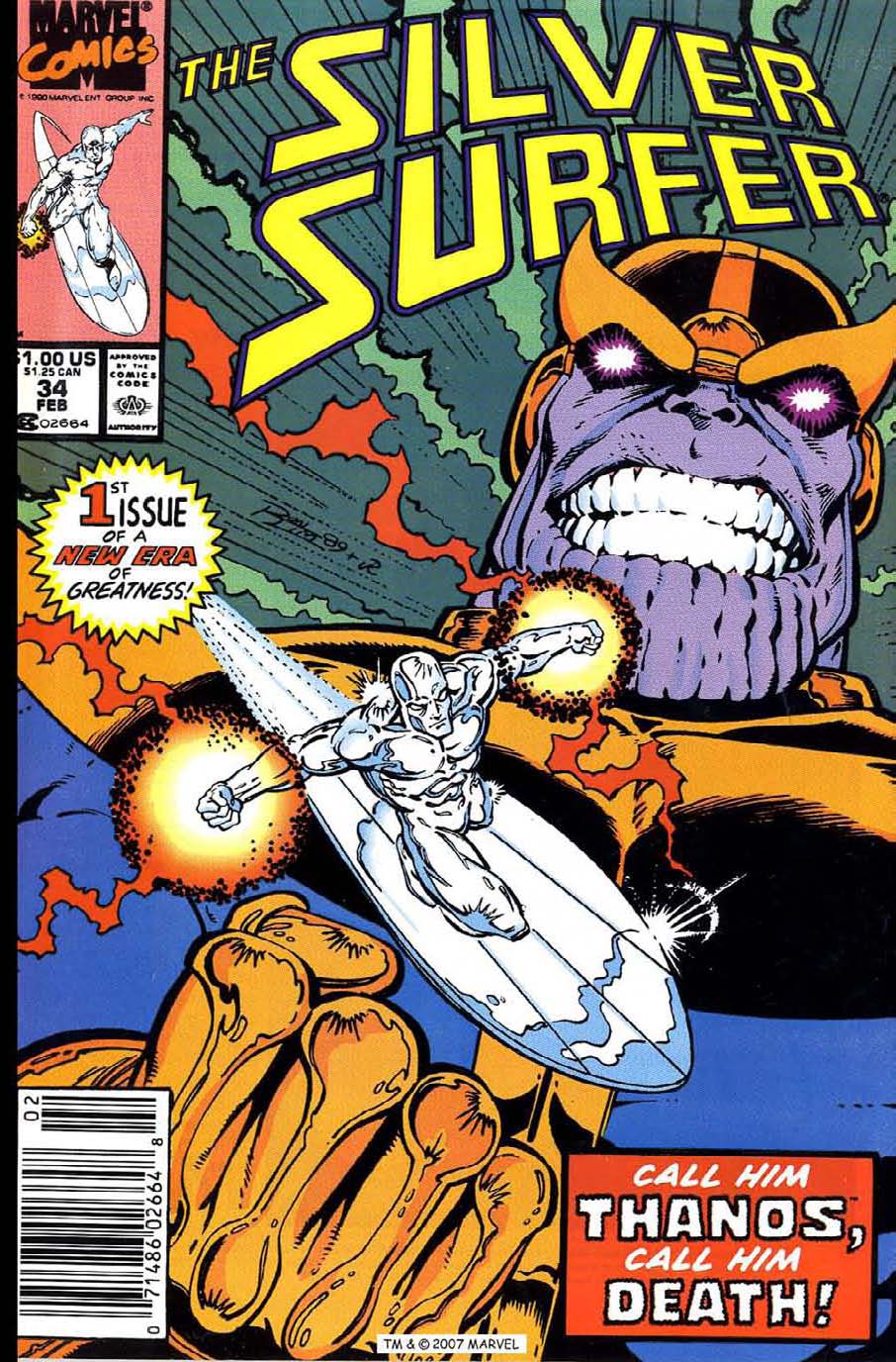 Read online Silver Surfer (1987) comic -  Issue #34 - 1