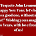 Best Of New Year Quotes to Loved Ones