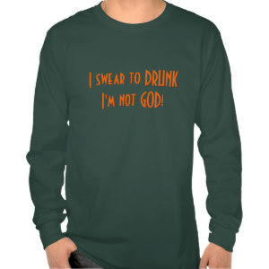 I Swear I'm Not GOD | Funny Long Sleeve Green T-Shirt