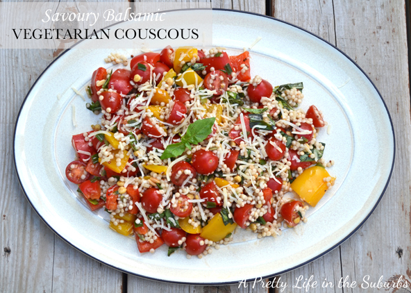 Savoury Balsamic Vegetarian Couscous