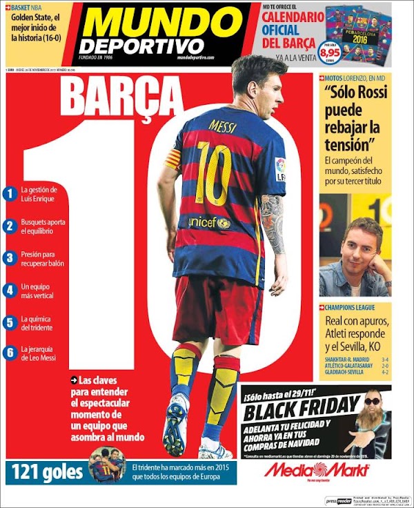 FC Barcelona, Mundo Deportivo: "Barça 10"