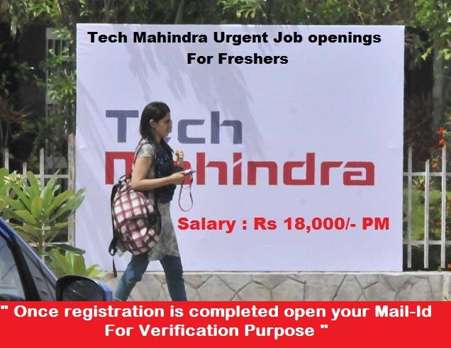 Tech Mahindra Freshers 200 Openings 0 To 2 Yrs Freshers On 2nd To 15th May 2016
