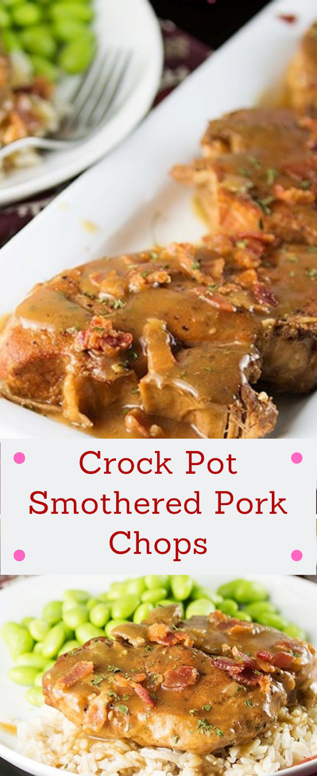 Crock Pot Smothered Pork Chops | EASY RECIPES