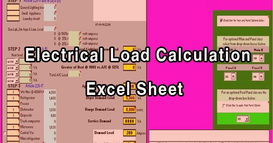 download-electrical-load-calculation-excel-sheet